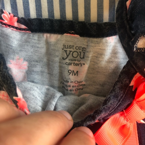 Carters 9M Pineapple Dress with Bonus Organic Onsi - Picture 4 of 10